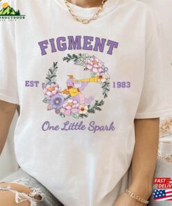 Disney Epcot Cute Figment Dragon One Little Spark Retro Shirt Walt World Tee Hoodie Classic 1