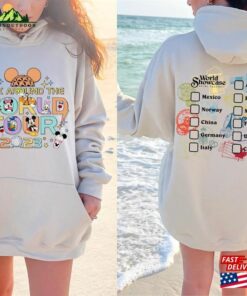 Disney Epcot Drink Around The World Tour 2023 Hoodie Showcase Classic 1