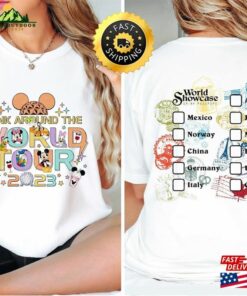 Disney Epcot Drink Around The World Tour 2023 Shirt Showcase Unisex Hoodie