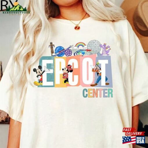 Disney Epcot Shirt Center World Traveler T-Shirt Sweatshirt