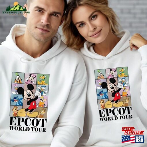 Disney Epcot World Tour 2024 Sweatshirt Trip Tee Shirt Unisex Classic