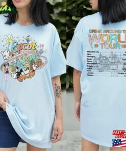 Disney Epcot World Tour Comfort Colors Shirt Center 1982 Mickey And Friends T Shirt Classic 3
