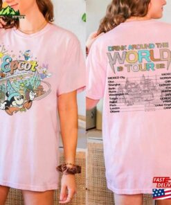 Disney Epcot World Tour Comfort Colors Shirt Center 1982 Mickey And Friends T Shirt Classic 4