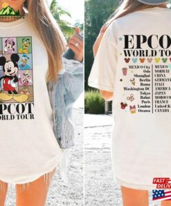 Disney Epcot World Tour Comfort Colors Shirt Walt Mickey And Friends Sweatshirt Unisex 1
