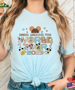 Disney Epcot World Tour Shirt Retro Mickey And Friends Hoodie Classic 4