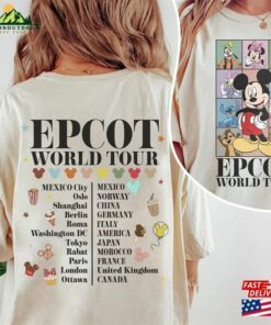 Disney Epcot World Tour Shirt Retro Mickey And Friends Sweatshirt Hoodie 2 Disney Epcot World Tour Shirt Retro Mickey And Friends Sweatshirt Hoodie 3