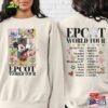 Disney Epcot World Tour Shirt Vintage Dinsey Vacation T-Shirt Family Matching Unisex Classic