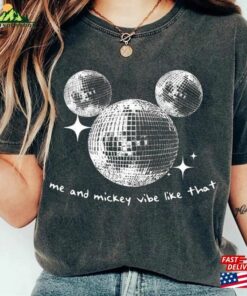 Disney Eras Tour Comfort Color Shirt Me And Mickey Vibe Like That Vintage Mouse Disco Ball Unisex T-Shirt