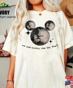 Disney Eras Tour Comfort Color Shirt Me And Mickey Vibe Like That Vintage Mouse Disco Ball Unisex T Shirt 3