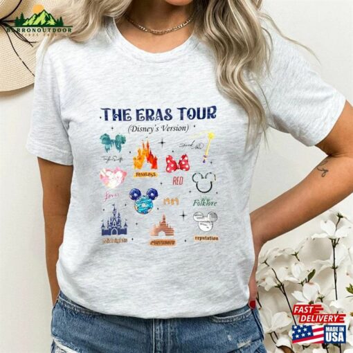 Disney Eras Tour Shirt Vintage Disneyland Mickey Retro Castle T-Shirt Unisex