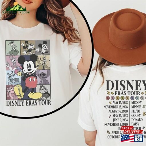 Disney Eras Tour T-Shirt Disneyworld Sweatshirt Mickey Mouse Shirt Unisex