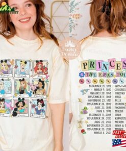 Disney Princess Eras Tour Comfort Colors 2 Side Shirt Tshirt T Shirt Unisex 4