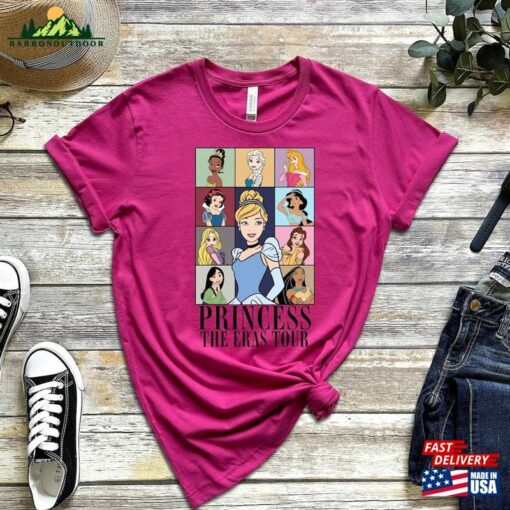 Disney Princess Eras Tour Shirt Midnight Watercolor Tee Disneyworld Adventure T-Shirt Hoodie