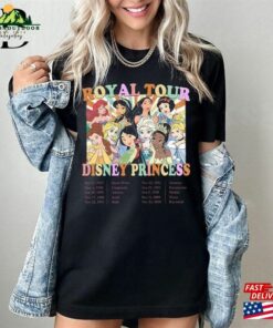 Disney Princess Royal Tour Music Shirt Retro Girl Trip Belle Hoodie Sweatshirt