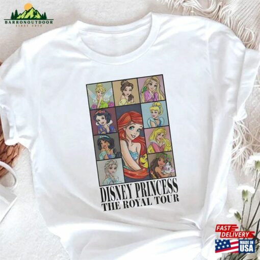 Disney Princess Royal Tour T-Shirt Eras Merch Shirt Sweatshirt Unisex