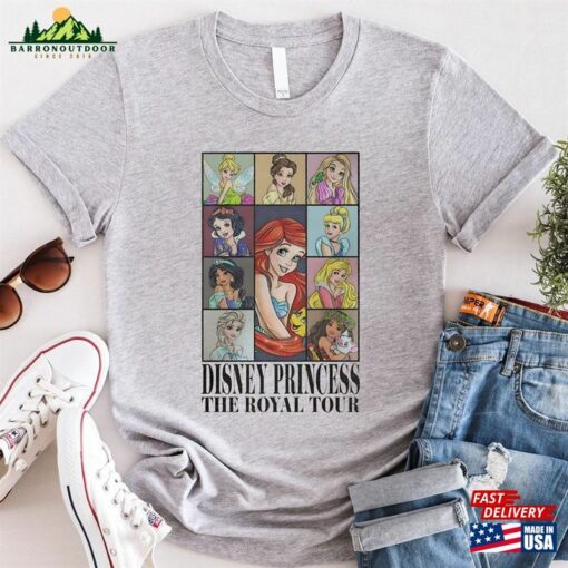 Disney Princess Royal Tour T-Shirt Eras Merch Shirt Sweatshirt Unisex