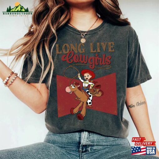 Disney Story Jessie Long Live Cowgirls T-Shirt Unisex Gift Adult Kid Toddler Tee Hoodie