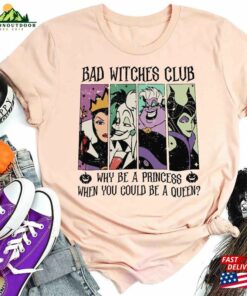 Disney Villains Shirt Bad Witches Club T Shirt Funny Villain Sweatshirt Classic 4