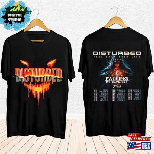 Disturbed 2024 Tour Shirt Band Fan Concert Classic T-Shirt