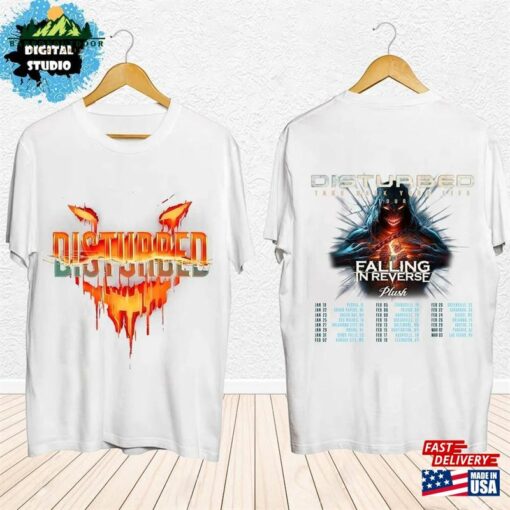 Disturbed 2024 Tour Shirt Band Fan Concert Classic T-Shirt