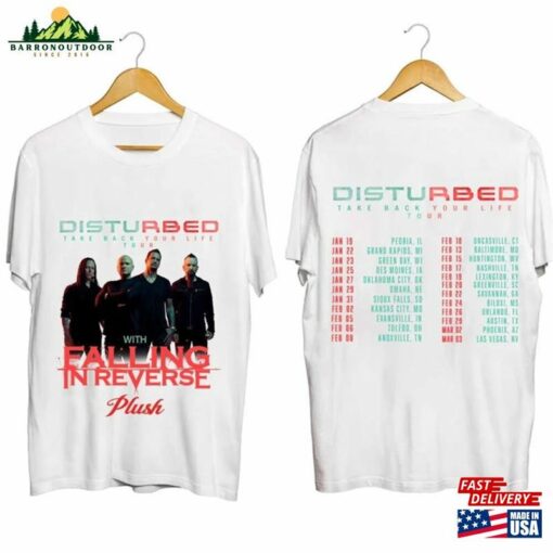 Disturbed 2024 Tour Shirt Band Fan Concert Unisex T-Shirt