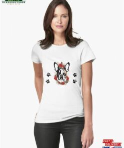 Dog Mom Lover French Bulldog Crazy Lady Owner Fitted T Shirt Sweatshirt 1