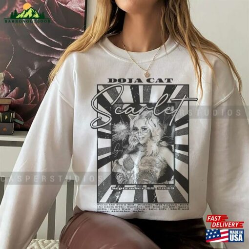 Doja Scalet Tour 2023 Album Shirt Graphic Unisex Hoodie