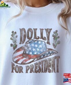 Dolly For President 2024 Graphic Sweatshirt Unisex 2 Dolly For President 2024 Graphic Sweatshirt Unisex 3