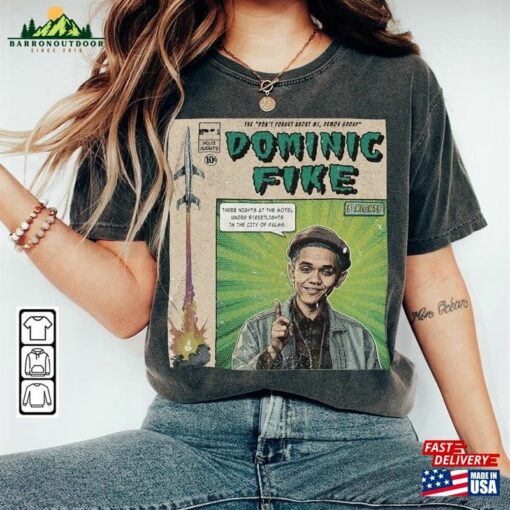 Dominic Fike Comic Shirt 90S Vintage Merch Book Art Don’t Forget About Me Demos Album World Tour Ticket 2023 Graphic Tee Sweatshirt T-Shirt