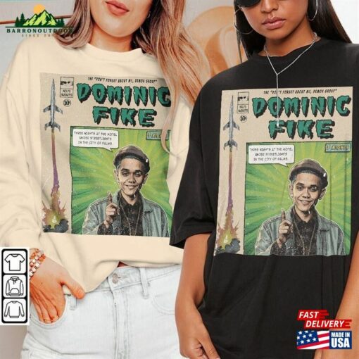 Dominic Fike Comic Shirt 90S Vintage Merch Book Art Don’t Forget About Me Demos Album World Tour Ticket 2023 Graphic Tee Sweatshirt T-Shirt