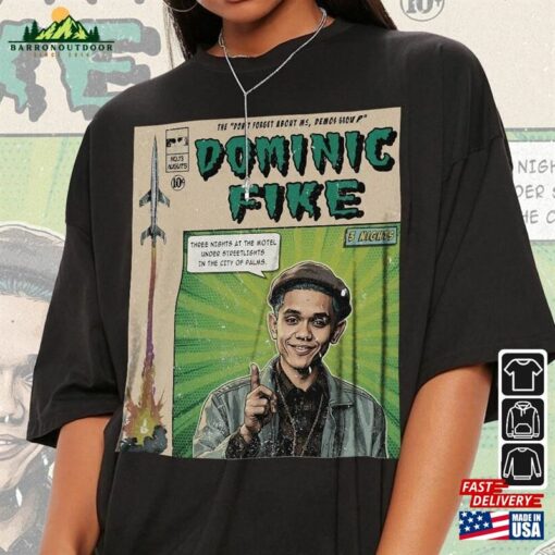 Dominic Fike Comic Shirt 90S Vintage Merch Book Art Don’t Forget About Me Demos Album World Tour Ticket 2023 Graphic Tee Sweatshirt T-Shirt