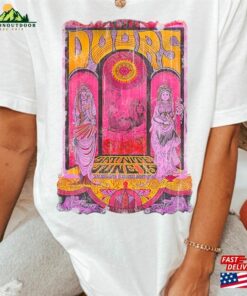 Doors Flower Graphic Tee Unisex Fit Classic 1