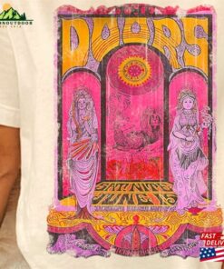 Doors Flower Graphic Tee Unisex Fit Classic 3