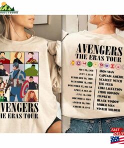 Double Side Avengers The Eras Tour Tee Sweatshirt Hoodie Marvel Fan Gift T-Shirt For Him Her Classic 2 Double Side Avengers The Eras Tour Tee Sweatshirt Hoodie Marvel Fan Gift T Shirt For Him Her Classic 3