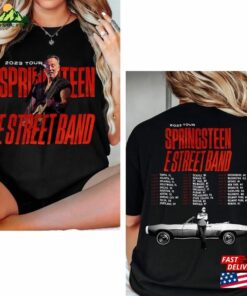 Double Side Bruce Springsteen The E Street Band Tour 2023 T-Shirt Gift Sweatshirt Unisex Classic
