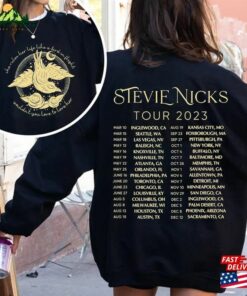 Double Side Stevie Nicks Tour 2023 Sweatshirt Fleetwood Mac Band Shirt Unisex Hoodie 1