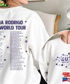 Double Sided Tour Dates Shirt Olivia Guts World Sweatshirt Classic 2