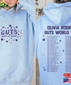 Double Sided Tour Dates Shirt Olivia Guts World Sweatshirt Classic 3