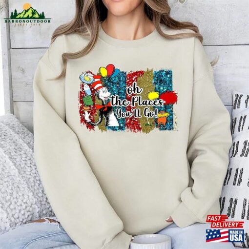 Dr Seuss T-Shirt Day Sweatshirt Read Across America Hoodie Classic