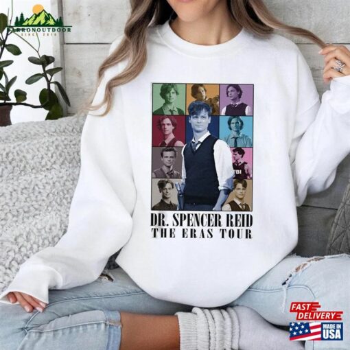 Dr Spencer Reid Criminal Minds Eras Tour T-Shirt Unisex Ultra Cotton Tee Hoodie