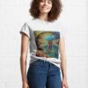 Dragonfly Art Nouveau Painting Classic T-Shirt Sweatshirt