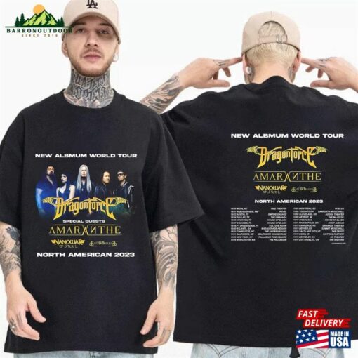 Dragonforce 2023 North American Tour Shirt Fan Hoodie Classic