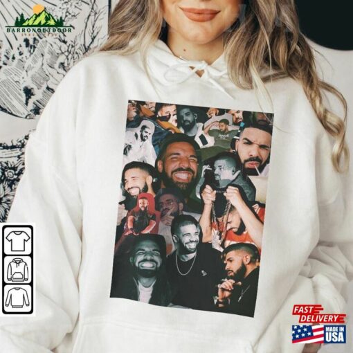 Drake Rap Shirt Concert 90S Y2k Merch Vintage Hiphop Sweatshirt T-Shirt