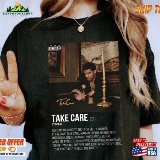 Drake Vintage Tee Take Care Unisex T-Shirt Classic Hoodie