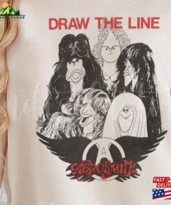 Draw The Line Aerosmith Band T Shirt 2023 2024 Peace Out Farewell Tour With Black Crowes Shirt Hoodie Unisex 2