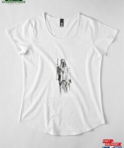 Drawing At The Museum Premium Scoop T-Shirt Hoodie Unisex