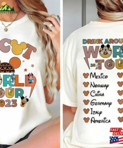 Drink Around The World Epcot Comfort Colors Shirt Tour 2023 Unisex Classic