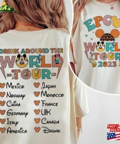 Drink Around The World Epcot Comfort Colors Shirt Tour 2023 Unisex Classic 3