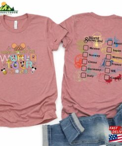 Drink Around The World Epcot Shirt Tour 2023 Sweatshirt Hoodie 4