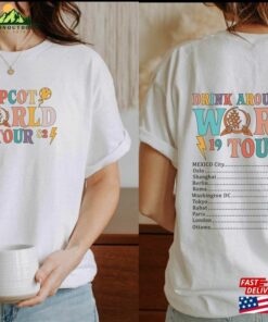 Drink Around The World Tour Shirt Epcot 1982 T-Shirt Drinking Team Classic Sweatshirt
